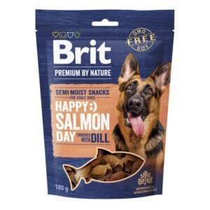 Brit Premium by Nature Semi-moist Snacks Salmon Dog 180 gr – Image 1